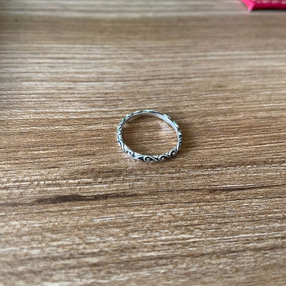 🆕Sterling Silver Carved Stack Ring. - Picture 6 of 14